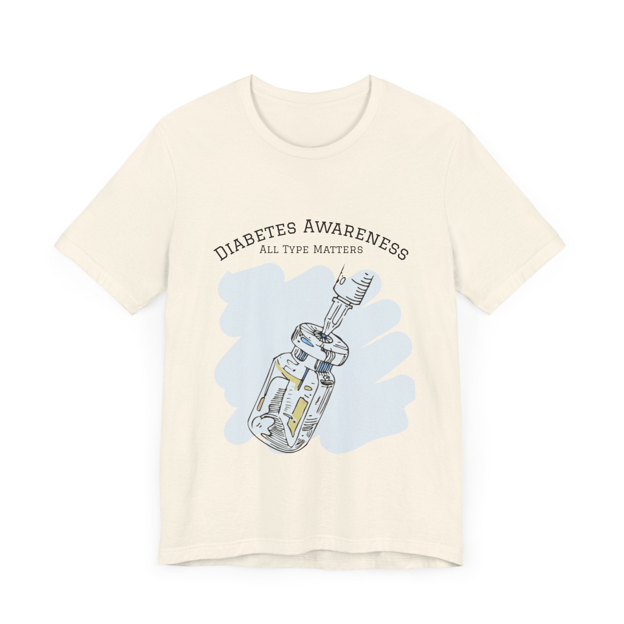 The Diabuddies Store Diabetes: All Type Matters - Unisex Tee Diabetes: All Type Matters - Unisex Tee: A powerful statement! This tee declares "All Type Matters," promoting unity and awareness for every person living with diabetes. T-Shirts $24.73