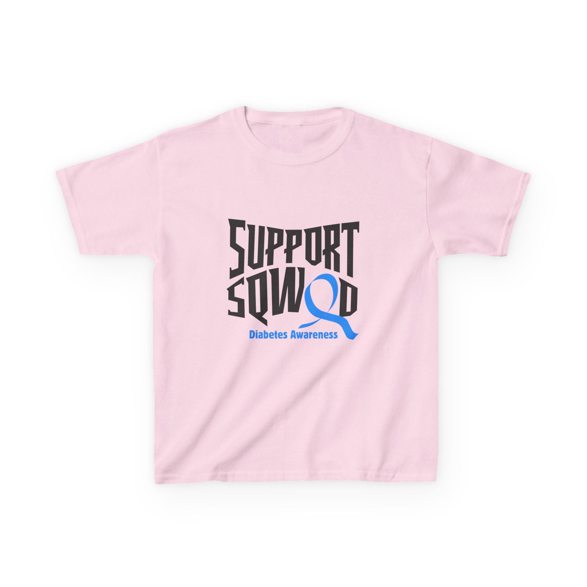 The Diabuddies Store Diabetes Support Squad - Kids Tee Diabetes Support Squad - Kids Tee: Unite against diabetes with the Diabetes Support Squad Kids' Tee! This super-soft t-shirt is perfect for little heroes showing their support for a loved one with typ