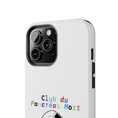 Skull & Flowers, Dead Pancreas Club (French) - Phone Cases The Diabuddies Store Mobile Phone Cases $18.23
