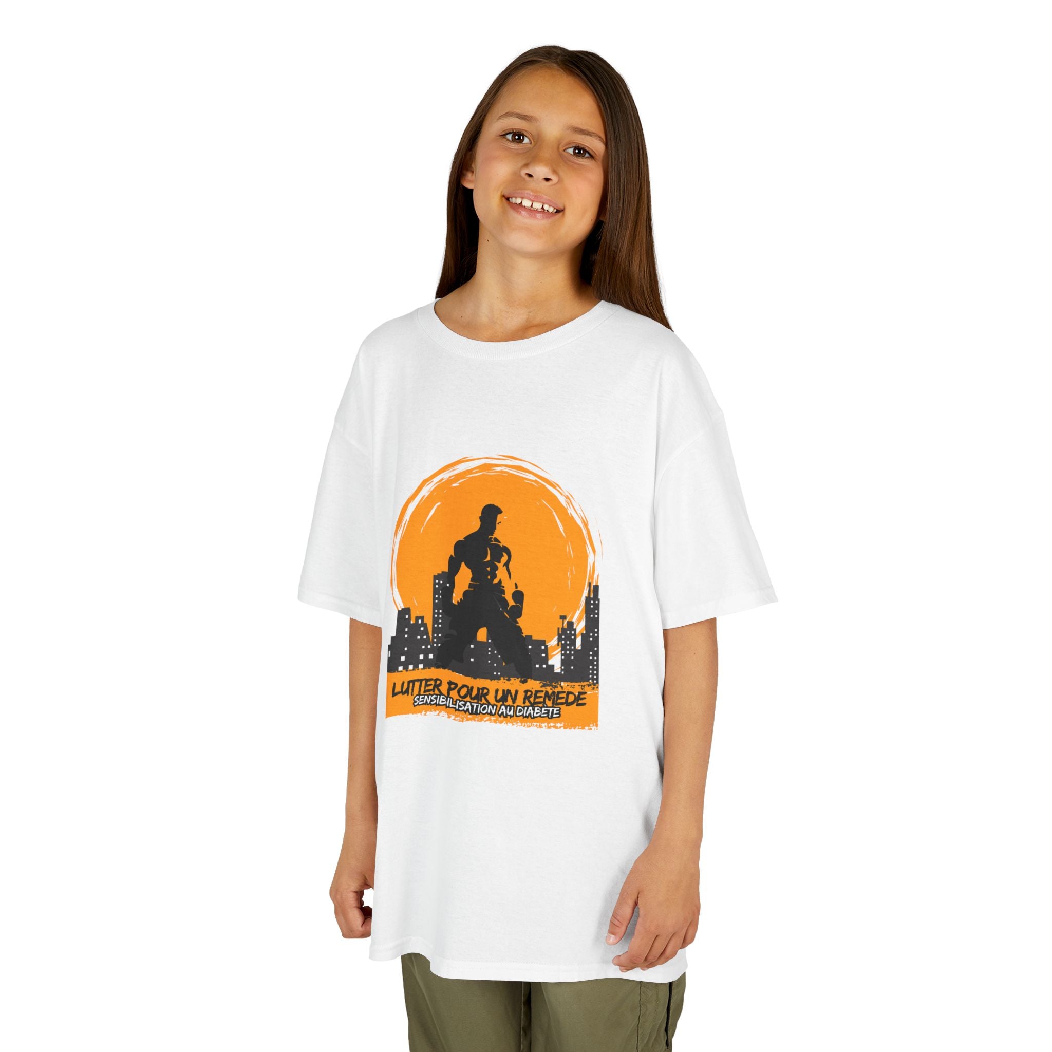 The Diabuddies Store Fighting for a Cure (French) - Kids Tee Fighting for a Cure (French) - Kids Tee: This soft, comfy tee is for the little fighter in your life. Featuring the phrase "Lutter pour un remède" (Fighting for a Cure) in French, it's a powerfu