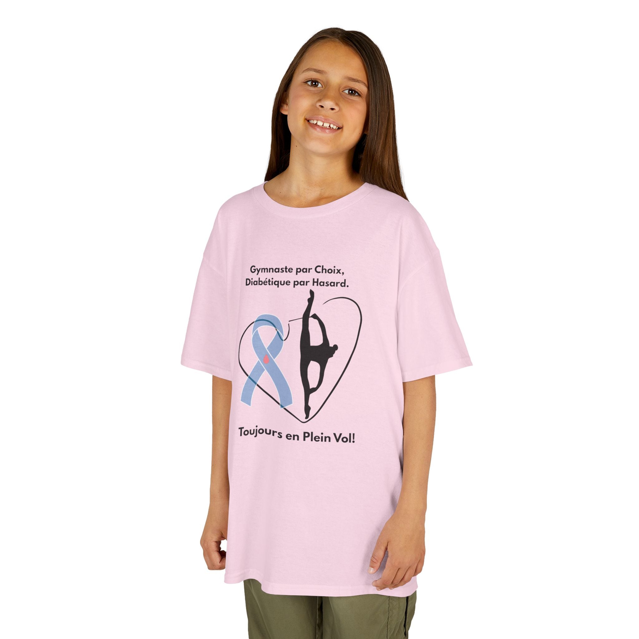 The Diabuddies Store Diabetes and Gymnastics (French) - Kids Tee Show off their passion and strength with the Diabetes and Gymnastics (French) - Kids Tee. This comfortable cotton shirt celebrates the perfect balance of managing diabetes and excelling at g