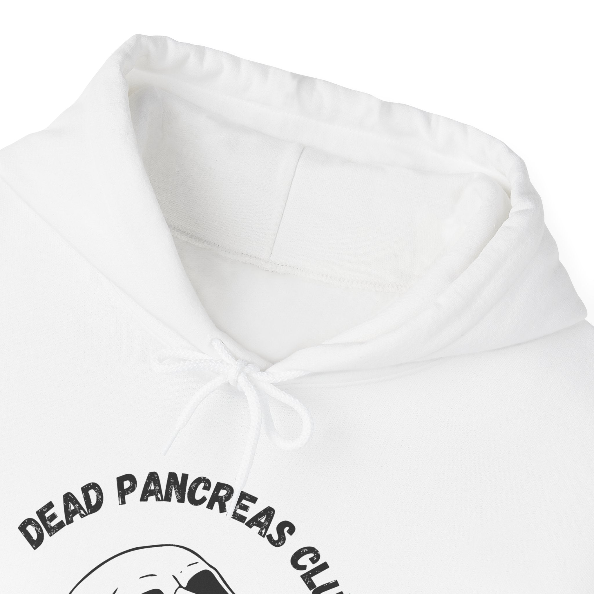 The Diabuddies Store Skull & Blue Ribbon, Dead Pancreas Club - Unisex Hoodie Skull & Blue Ribbon, Dead Pancreas Club - Unisex Hoodie: Show strength & support! Unique design for bold diabetes awareness. Hoodie Hoodies $32.41