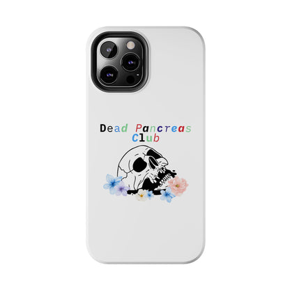 Skull & Flowers Dead Pancreas Club - Phone Case The Diabuddies Store Mobile Phone Cases $18.23