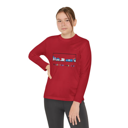 Diabetes Warrior w/supplies - Youth Longsleeve Tee The Diabuddies Store T-Shirts $23.44