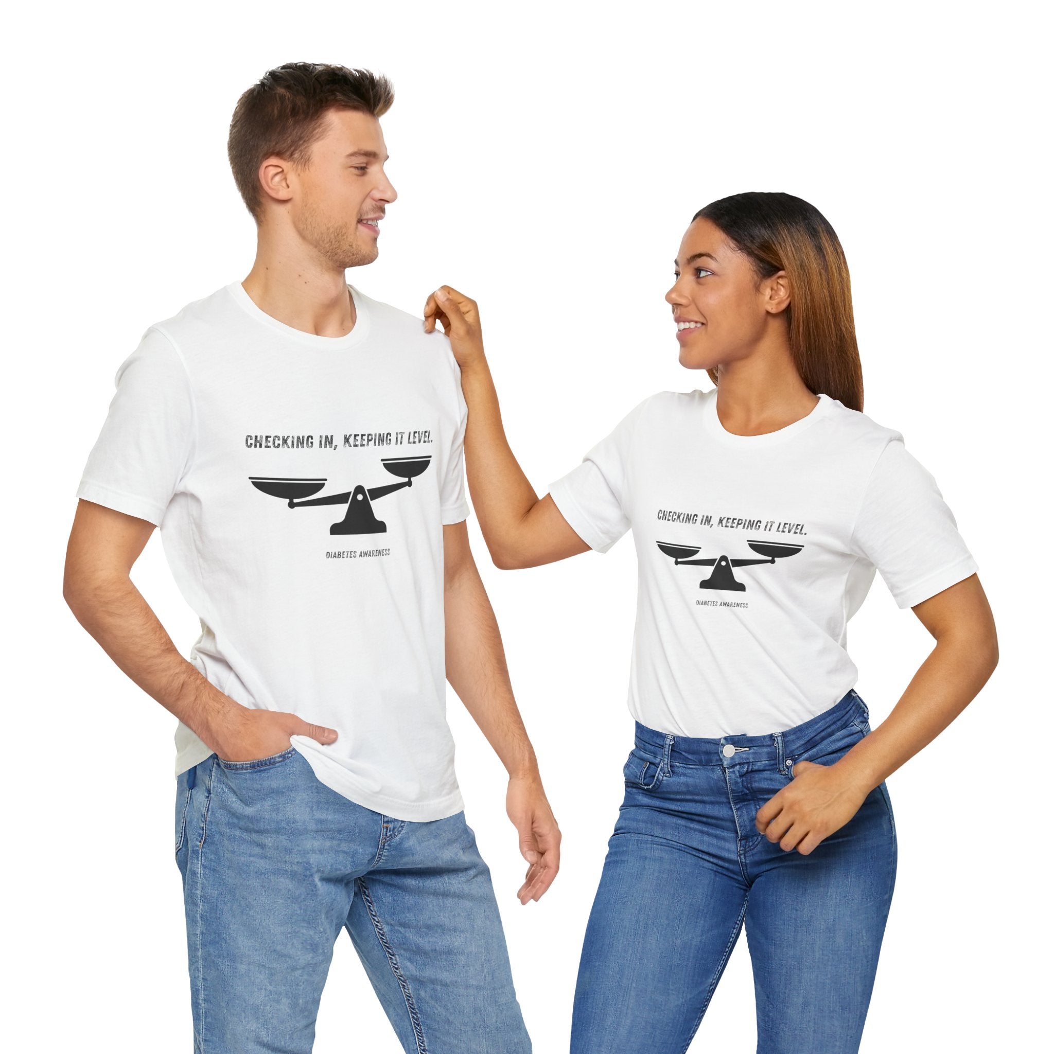 Checking In, Keeping it Level - Unisex Tee The Diabuddies Store T-Shirts $22.50