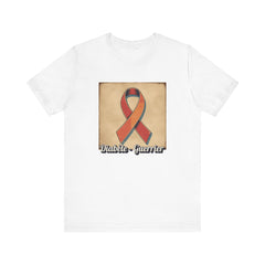 Diabetes Warrior, Retro Style (French/Guerrier) Unisex Tee The Diabuddies Store T-Shirts $22.50
