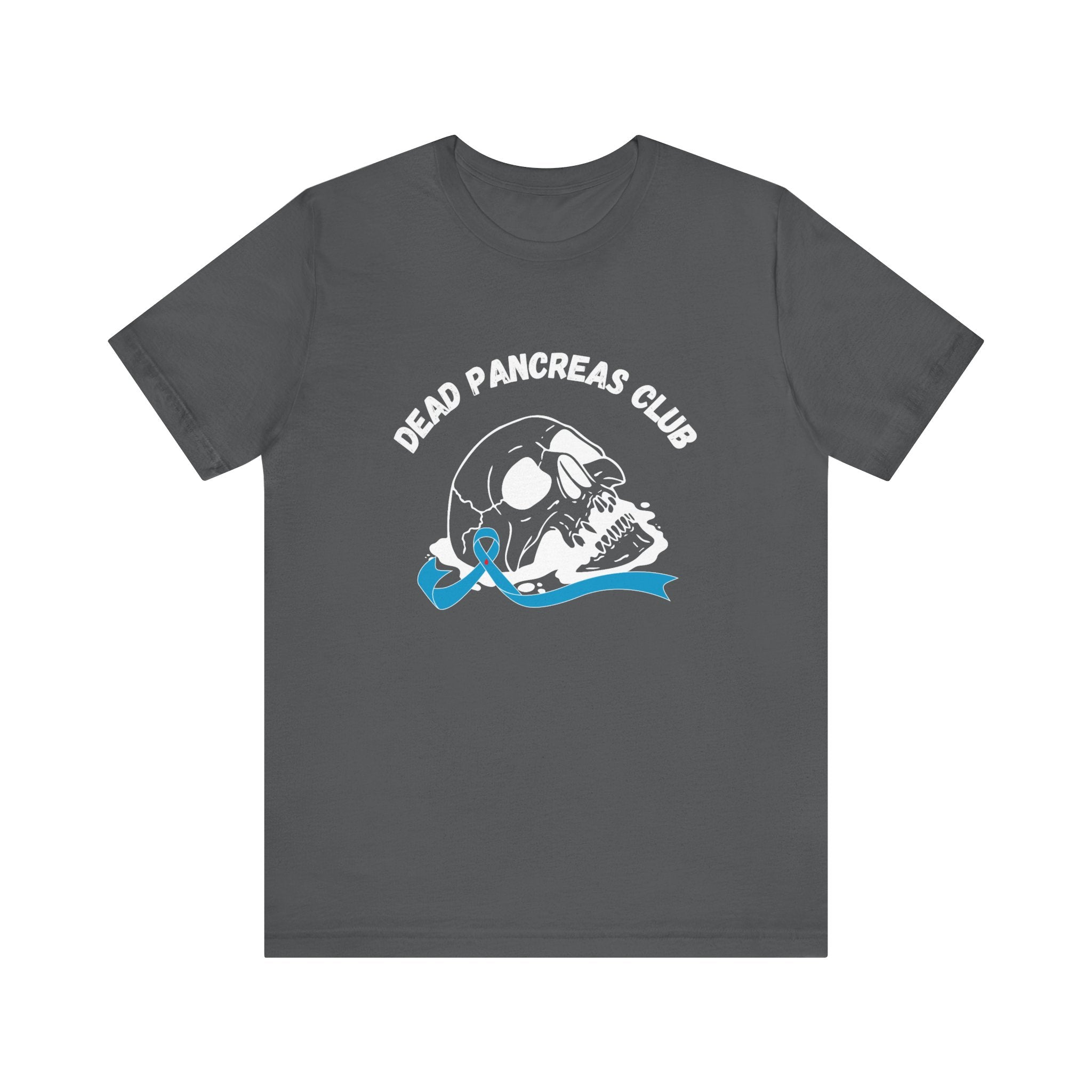 Skull & Blue Ribbon, Dead Pancreas Club - Unisex Tee The Diabuddies Store T-Shirts $22.50