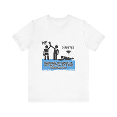 The Diabuddies Store Knocking out Diabetes - Unisex Tee Knocking out Diabetes - Unisex Tee: Make a bold statement with our Unisex Tee. This powerful shirt is for the fighters, the advocates, and the champions who face diabetes head-on every day. T-Shirts