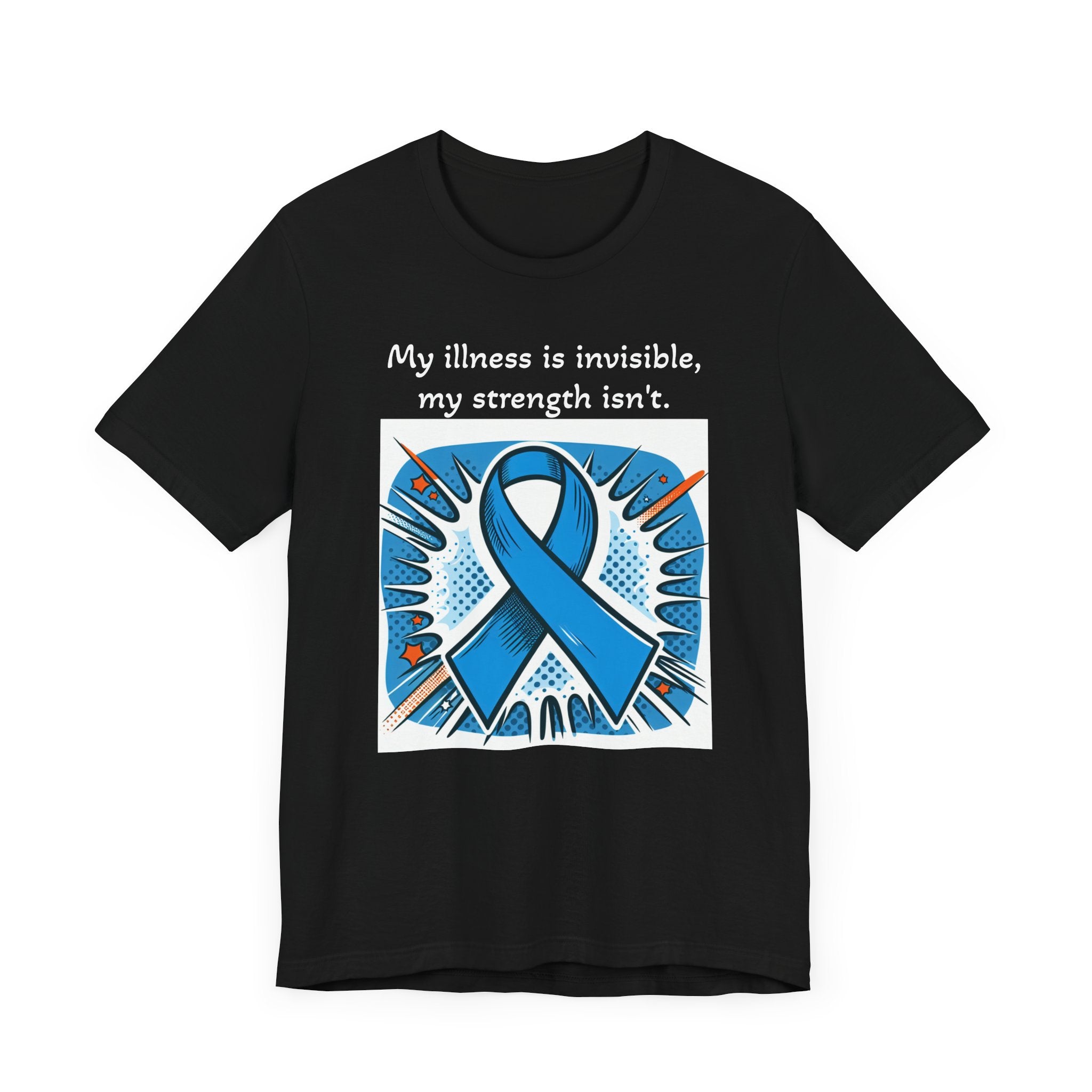 Invisible Illness, but visible Strength - Unisex Tee The Diabuddies Store T-Shirts $22.50