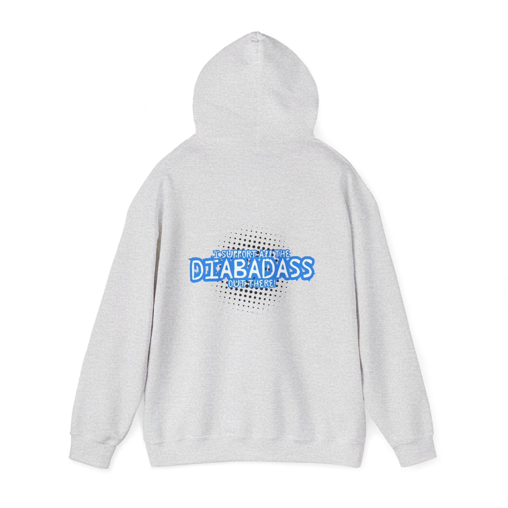 I Support All the Diabadass out there! - Unisex Hoodie The Diabuddies Store Hoodies $32.41