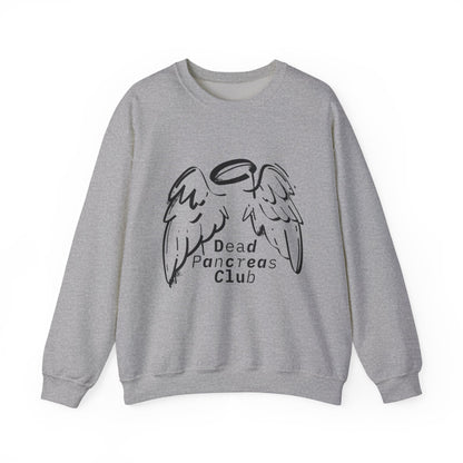 Angel Wings, Dead Pancreas Club - Unisex Sweatshirt The Diabuddies Store Sweatshirts $35.00