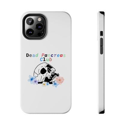 Skull & Flowers Dead Pancreas Club - Phone Case The Diabuddies Store Mobile Phone Cases $18.23