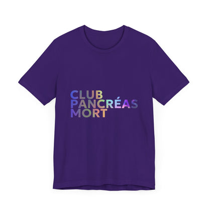 Rainbow Dead Pancreas Club (French) Unisex Tee The Diabuddies Store T-Shirts $22.38
