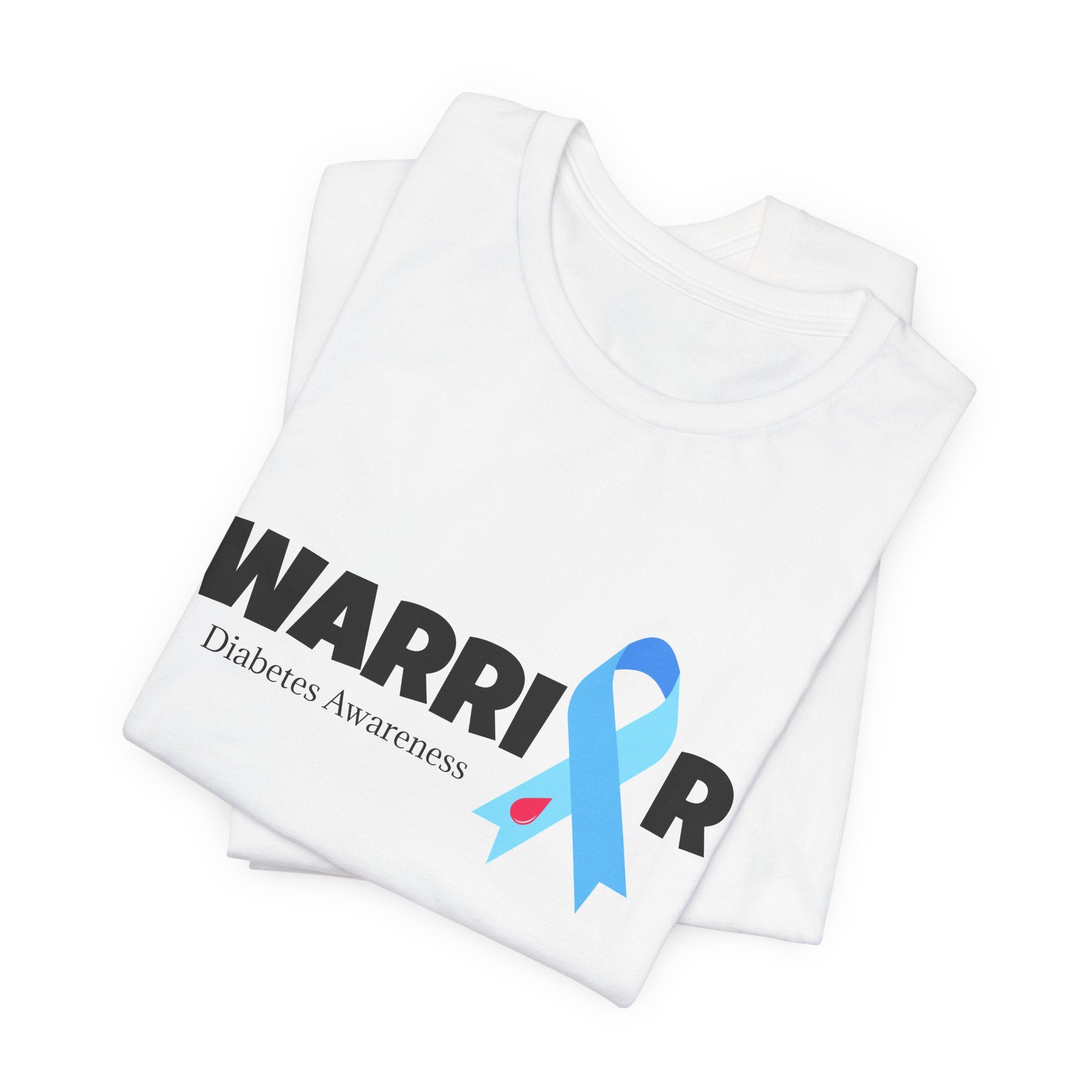 Warrior, Blue Ribbon - Unisex Tee The Diabuddies Store T-Shirts $22.50