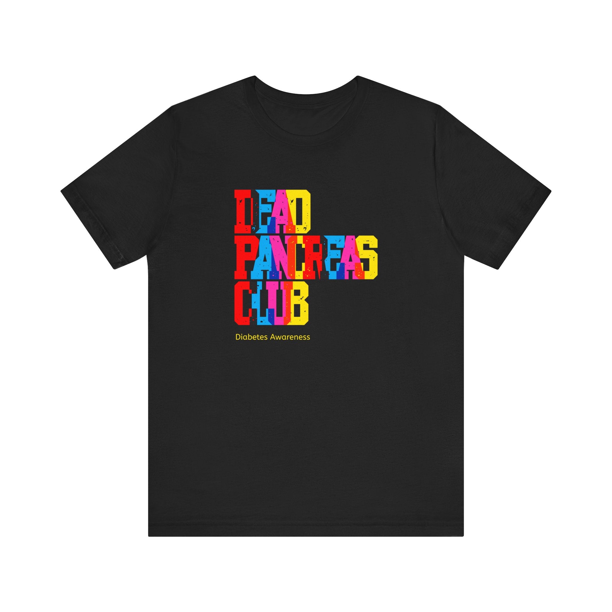Colorful Dead Pancreas Club - Unisex Tee The Diabuddies Store T-Shirts $22.50