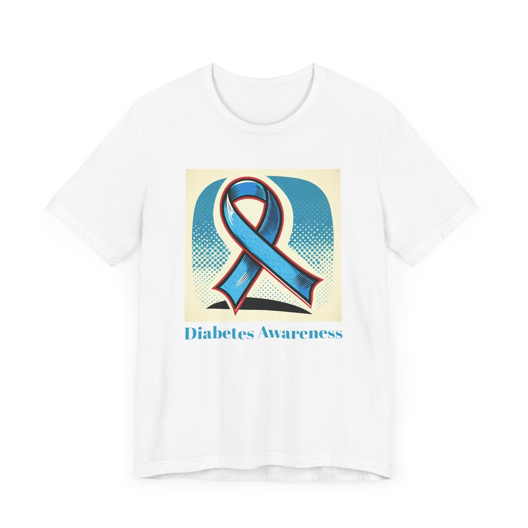 Diabetes Awareness, Blue Ribbon - Unisex Tee The Diabuddies Store T-Shirts $22.50