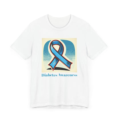 Diabetes Awareness, Blue Ribbon - Unisex Tee The Diabuddies Store T-Shirts $22.50