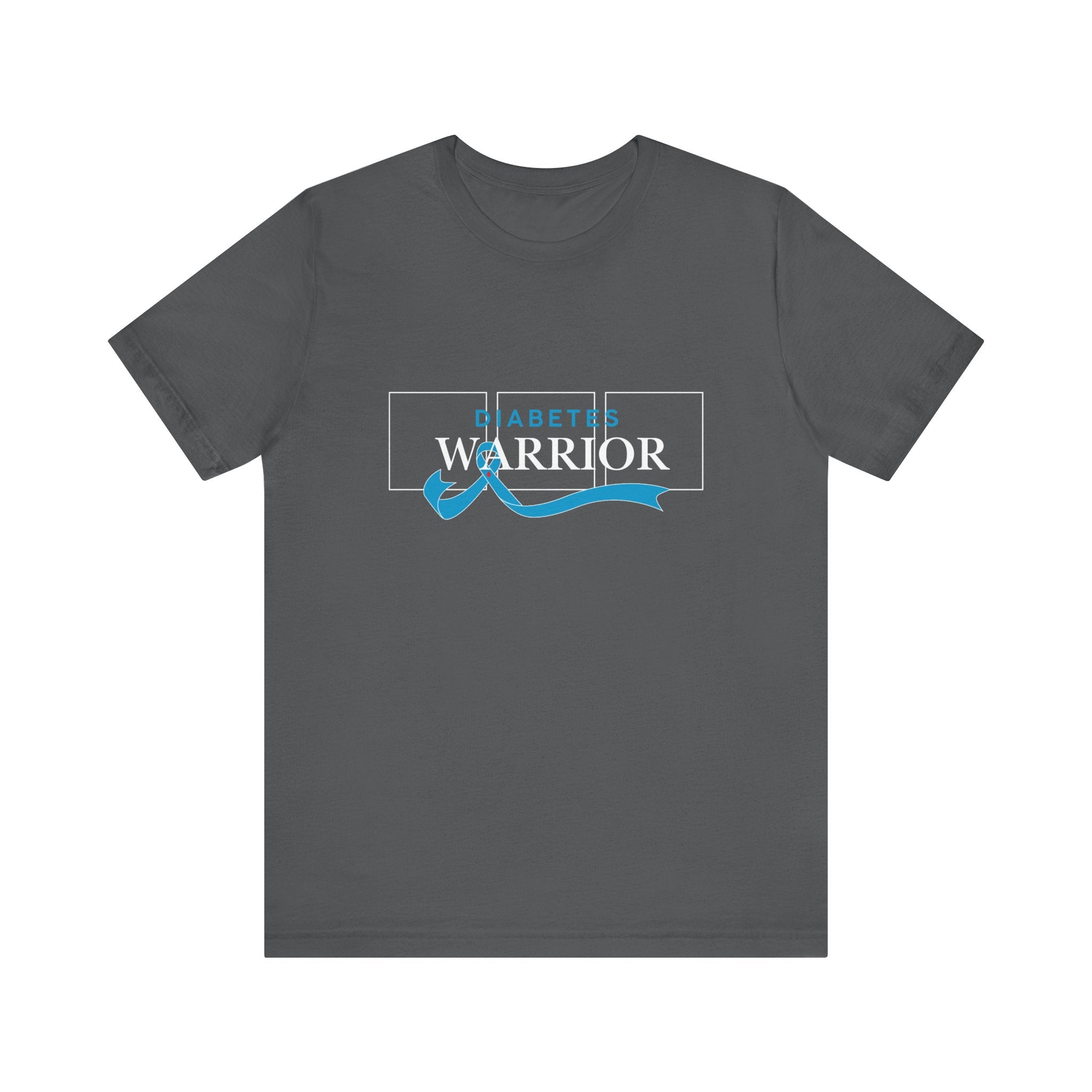 Diabetes Warrior, Blue Ribbon - Unisex Tee The Diabuddies Store T-Shirts $22.50