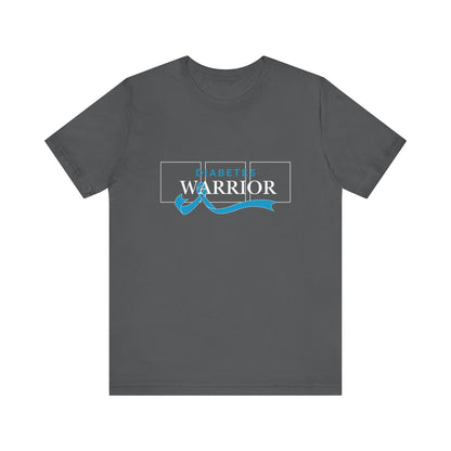 Diabetes Warrior, Blue Ribbon - Unisex Tee The Diabuddies Store T-Shirts $22.50