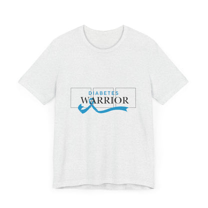 Diabetes Warrior, Blue Ribbon - Unisex Tee The Diabuddies Store T-Shirts $22.50