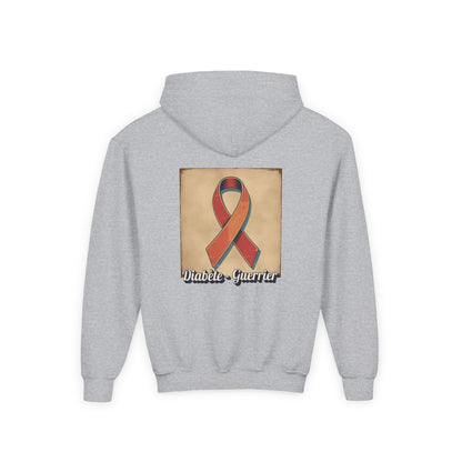 The Diabuddies Store Diabetes Warrior, Retro Look French - Guerrier Youth Hoodie Diabetes Warrior, Retro Look French - Guerrier Youth Hoodie: Let your young one show off their strength and style with our French Youth Hoodie! Hoodies $32.49