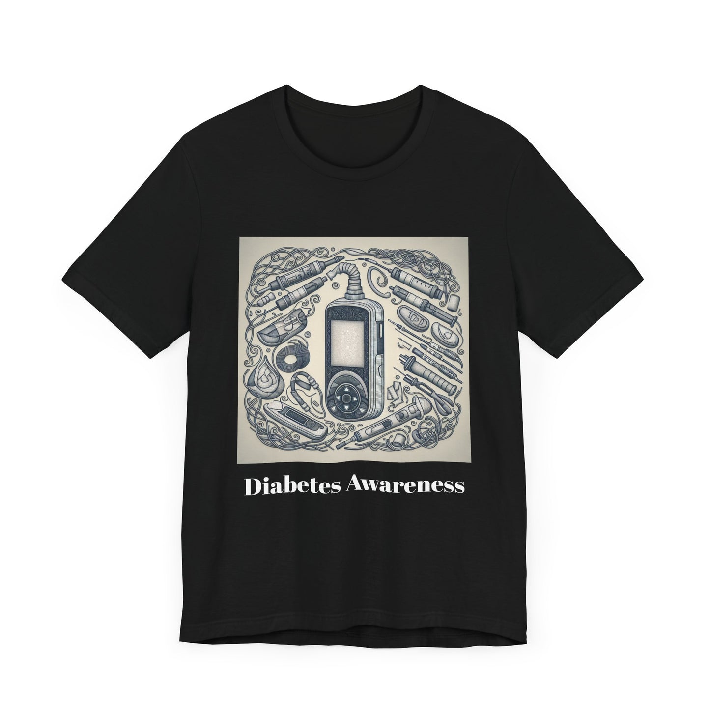 Diabetic Pump Supplies - Unisex Tee The Diabuddies Store T-Shirts $22.38