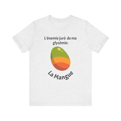 My Blood Sugar's Nemesis: The Mango (French) - Unisex Tee The Diabuddies Store T-Shirts $25.00