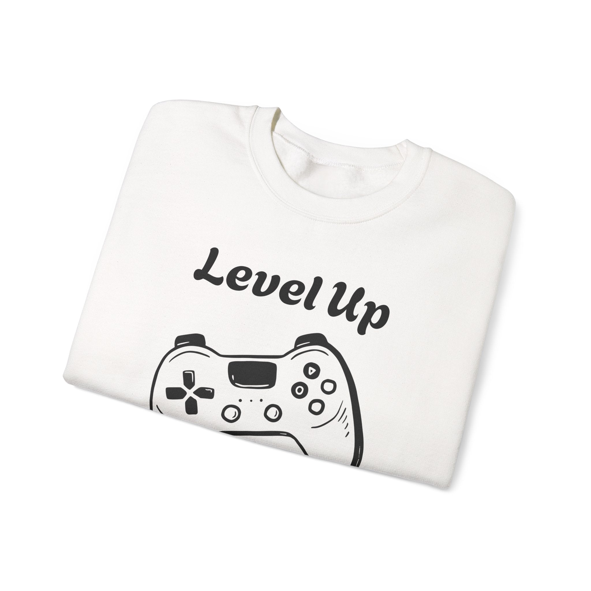 Level Up (Gaming Remote Control) - Unisex Sweatshirt The Diabuddies Store Sweatshirts $29.49