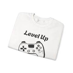 Level Up (Gaming Remote Control) - Unisex Sweatshirt The Diabuddies Store Sweatshirts $29.49