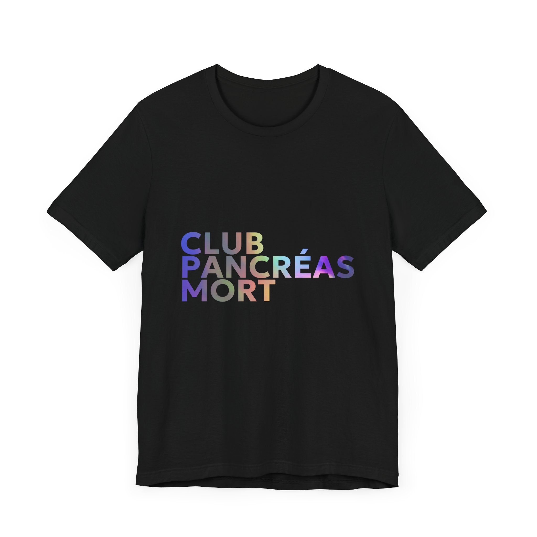 Rainbow Dead Pancreas Club (French) Unisex Tee The Diabuddies Store T-Shirts $22.38