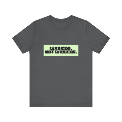 The Diabuddies Store Warrior. Not Worrior. - Unisex Tee Warrior. Not Worrior. - Unisex Tee: For those who face challenges head-on & spell "warrior" right. A clear statement of strength, resilience & sharp detail. T-Shirts $30.27
