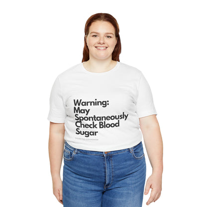 Warning: May Check BG - Unisex Tee The Diabuddies Store T-Shirts $22.38