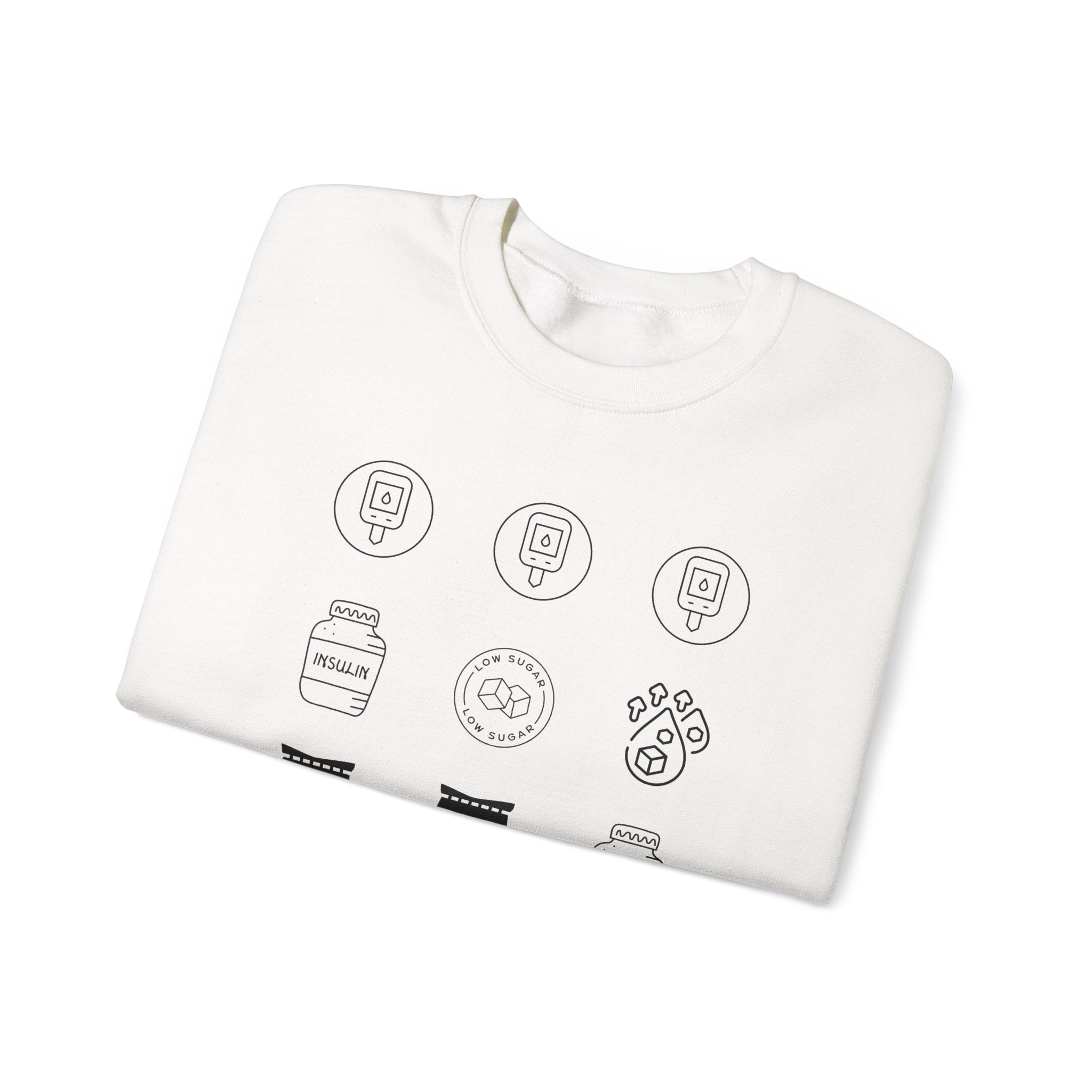 Diabetes Cycle Options - Unisex Sweatshirt The Diabuddies Store Sweatshirts $35.70