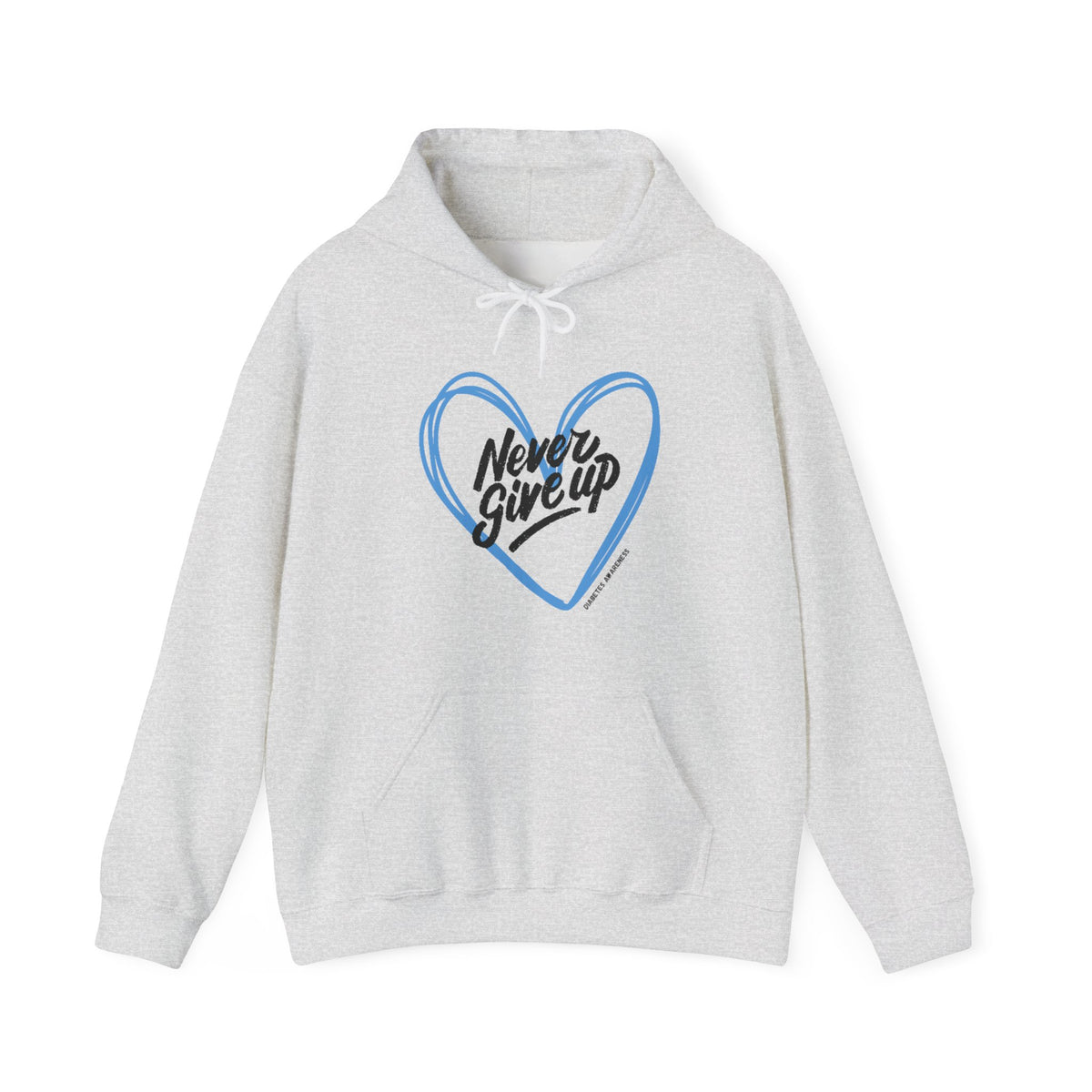 The Diabuddies Store Never Give Up! - Unisex Hoodie Never Give Up! - Unisex Hoodie: Some days are tough, but you're tougher. Our "Never Give Up!" hoodie is more than just comfortable apparel – it's a wearable testament to your unwavering spirit. Hoodies $