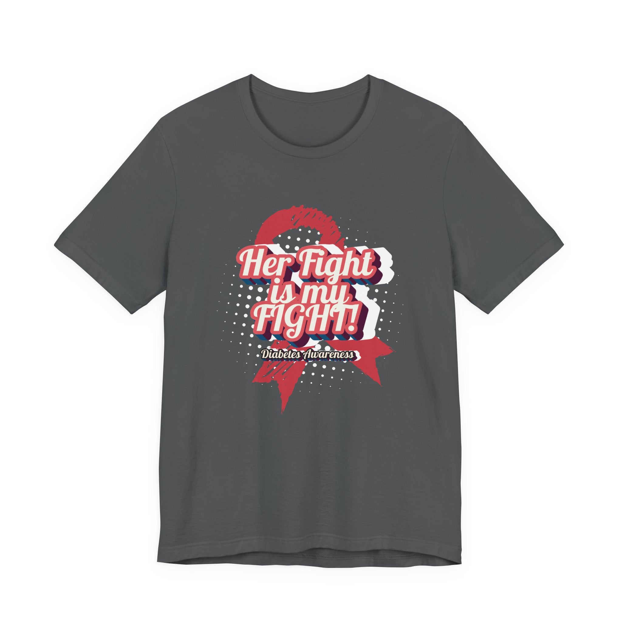 Her Fight is my Fight! (Pink) - Unisex Tee The Diabuddies Store T-Shirts $30.27