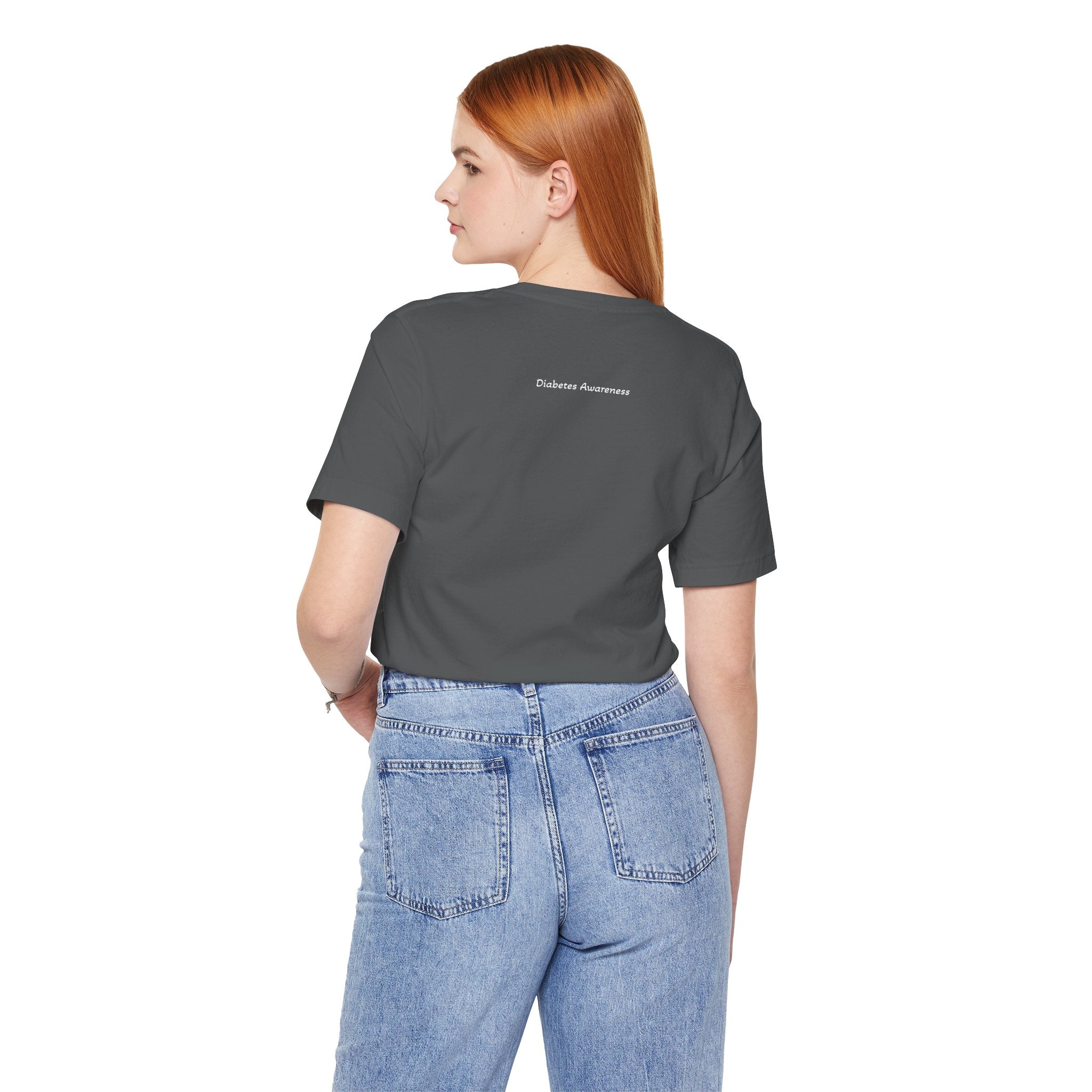 The Diabuddies Store Blossoming Strong, Living with Diabetes. - Unisex Tee Blossoming Strong, Living with Diabetes. - Unisex Tee: Wear your strength proudly! Our "Blossoming Strong, Living with Diabetes" Unisex Tee is a beautiful reminder of your inner po