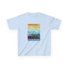 The Diabuddies Store Life is an Adventure, Highs & Lows - kids Tee Life is an Adventure, Highs & Lows - kids Tee: Hey adventurers! 🎉 Get ready to explore the world in our Diabetes: Life is an Adventure - Kids Tee! This super cool and comfy t-shirt is per