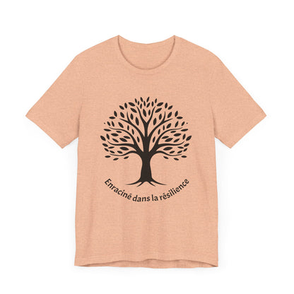 Rooted in Resilience (French) - Unisex Tee The Diabuddies Store T-Shirts $25.00