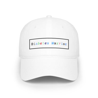 The Diabuddies Store Diabetes Warrior - Low Profile Baseball Cap Diabetes Warrior - Low Profile Baseball Cap: Declare your resilience with the Diabetes Warrior - Low Profile Baseball Cap. This cap isn't just an accessory; it's a symbol of your unwavering