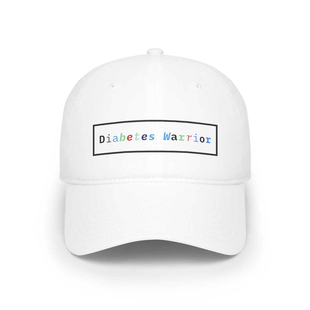 The Diabuddies Store Diabetes Warrior - Low Profile Baseball Cap Diabetes Warrior - Low Profile Baseball Cap: Declare your resilience with the Diabetes Warrior - Low Profile Baseball Cap. This cap isn't just an accessory; it's a symbol of your unwavering