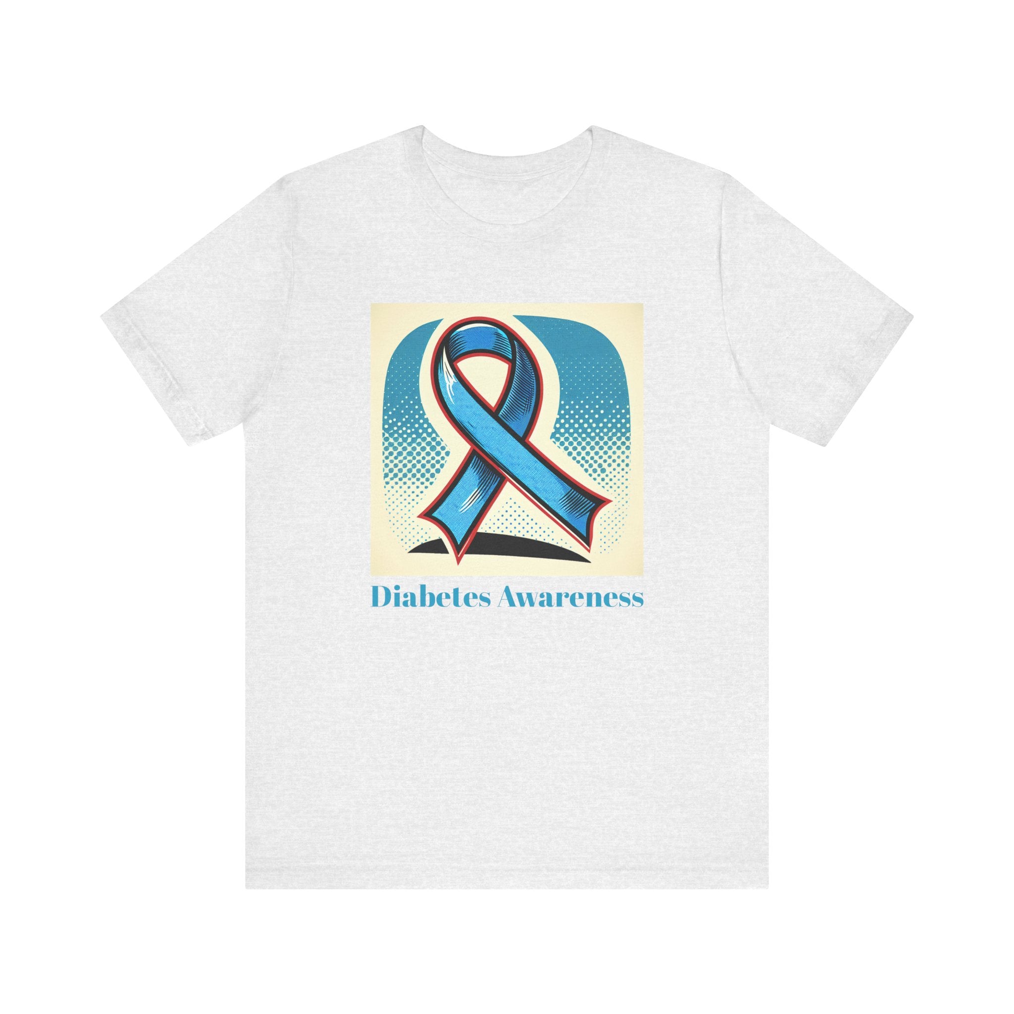 Diabetes Awareness, Blue Ribbon - Unisex Tee The Diabuddies Store T-Shirts $22.50