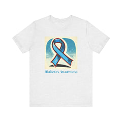 Diabetes Awareness, Blue Ribbon - Unisex Tee The Diabuddies Store T-Shirts $22.50