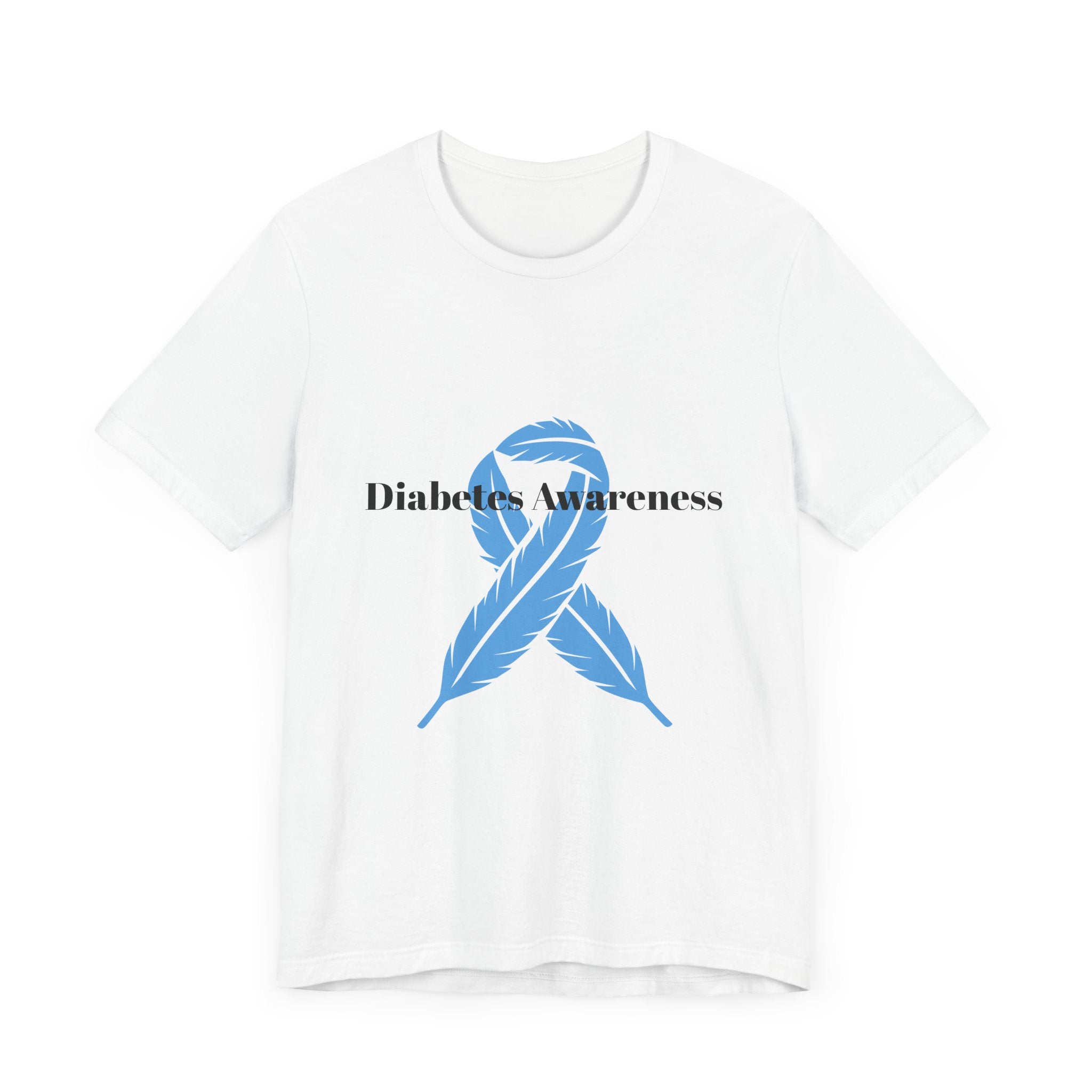 Feather, Blue Ribbon - Unisex Tee The Diabuddies Store T-Shirts $22.38
