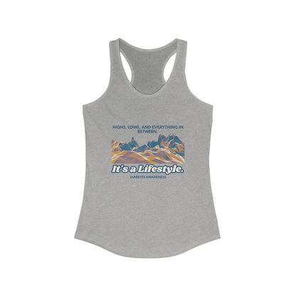 The Diabuddies Store Highs, Lows, and Everything in Between - Racerback Tank Highs, Lows, and Everything in Between - Racerback Tank: Life's a rollercoaster, and this tee gets it! Our "Highs, Lows, and Everything in Between" tank is for anyone who embrace