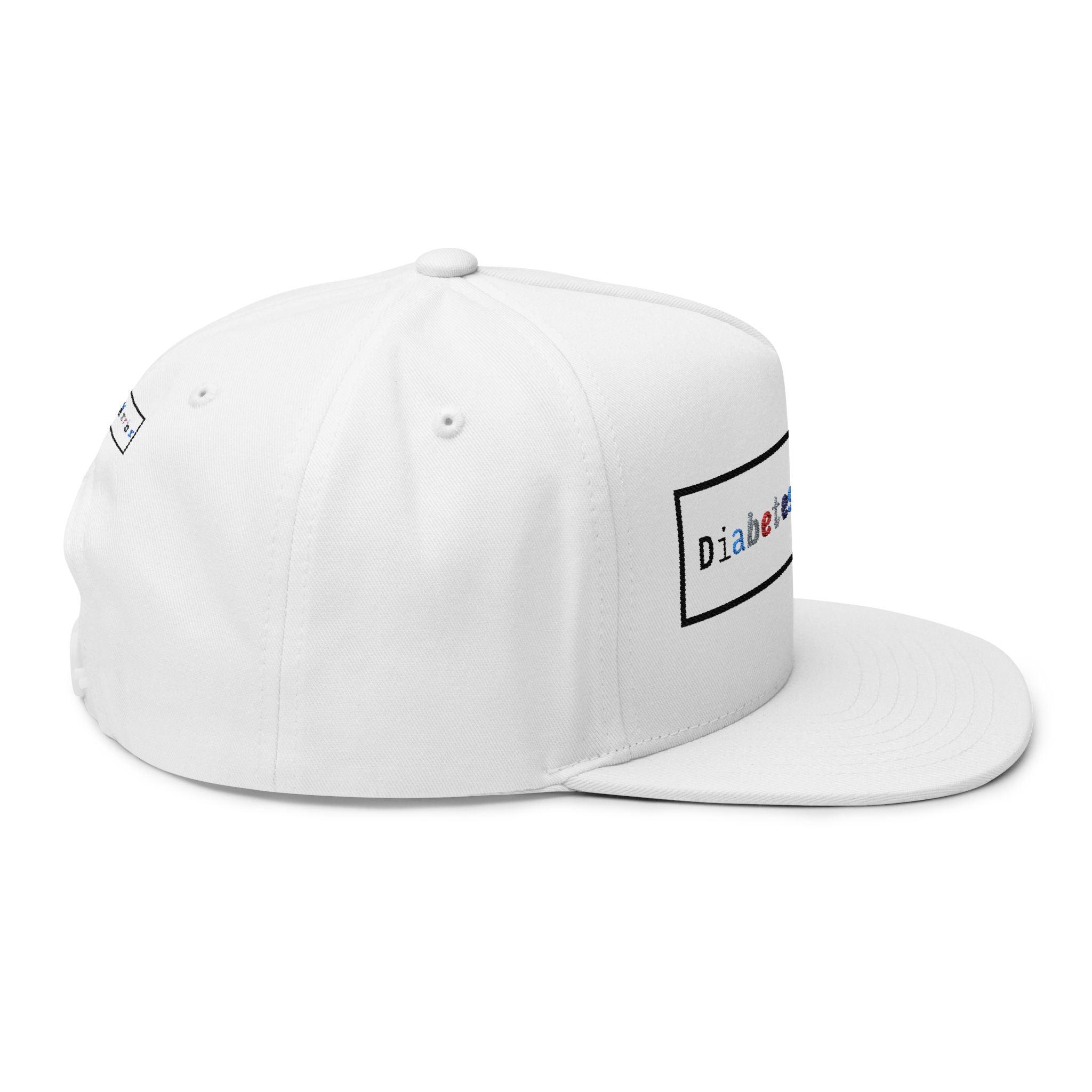 Diabetes Warrior - Flat Bill Cap The Diabuddies Store Flat Caps $30.63
