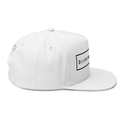 Diabetes Warrior - Flat Bill Cap The Diabuddies Store Flat Caps $30.63