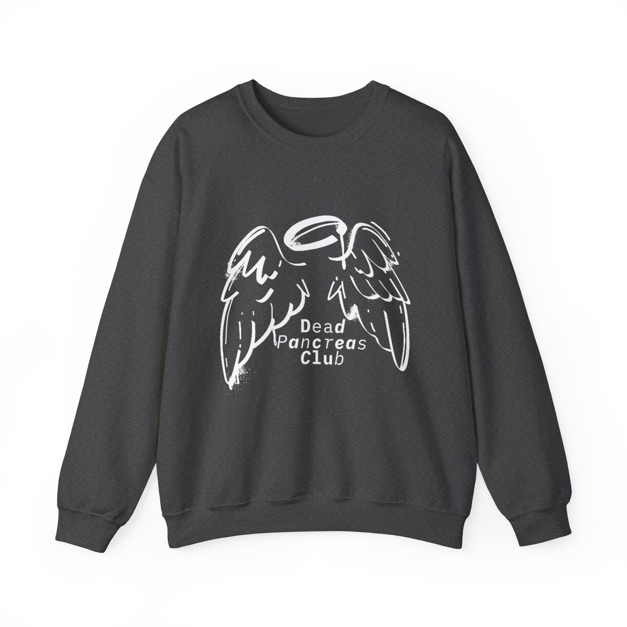 Angel Wings, Dead Pancreas Club - Unisex Sweatshirt The Diabuddies Store Sweatshirts $32.00