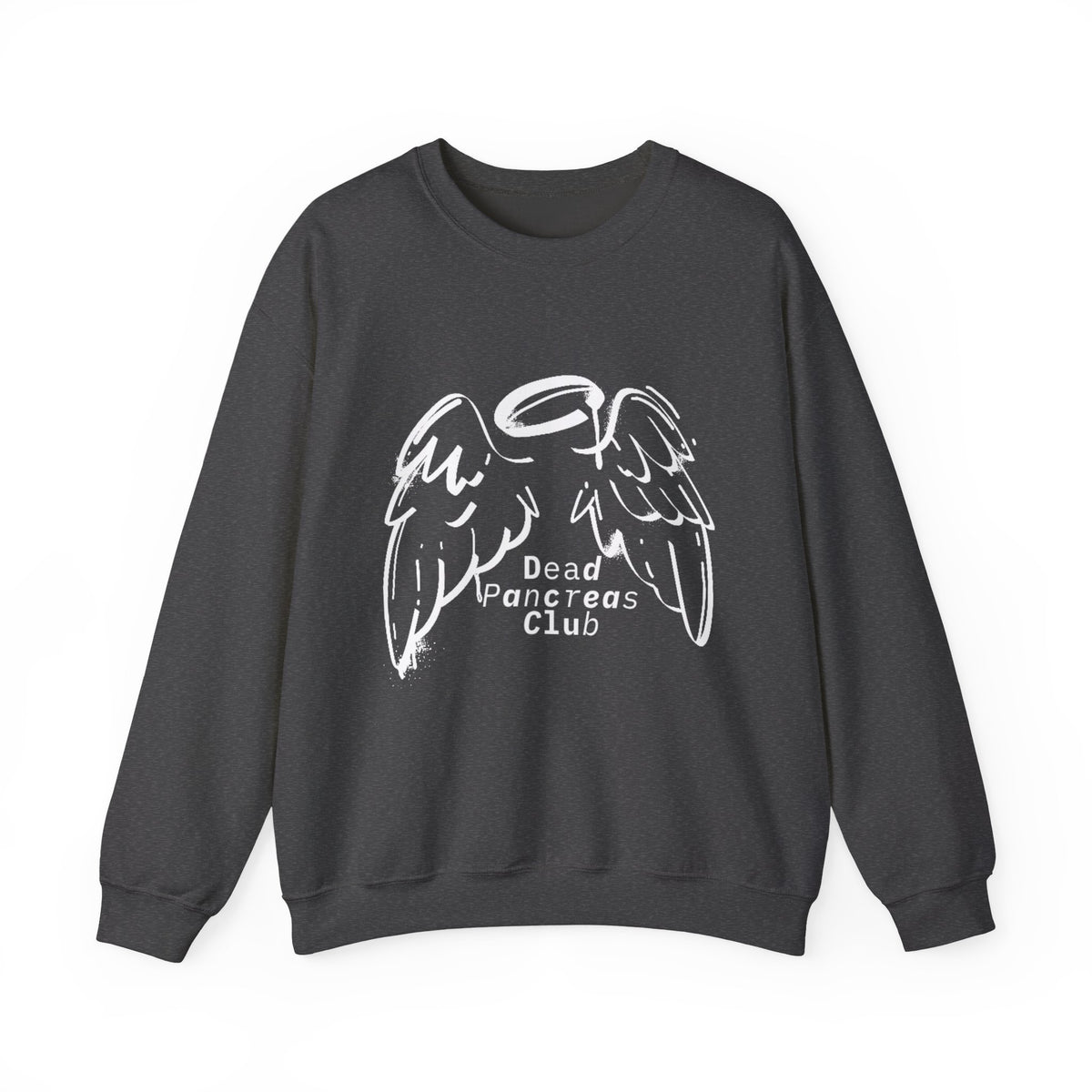 Angel Wings, Dead Pancreas Club - Unisex Sweatshirt The Diabuddies Store Sweatshirts $32.00