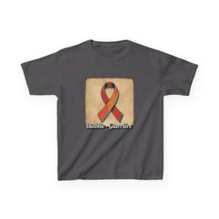 The Diabuddies Store Diabetes Warrior, Retro Look (French / Guerrière) - Kids Tee Diabetes Warrior, Retro Look (French / Guerrière) - Kids Tee: Let your young one show off their strength and style with our "Diabète - Guerrière" Retro Look French Kids Tee!
