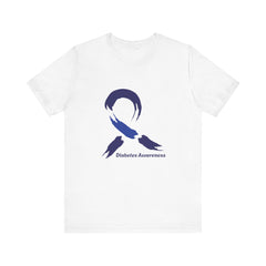Diabetes Awareness - Blue Ribbon #A - Unisex Tee The Diabuddies Store T-Shirts $22.50